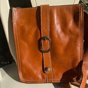 Patricia Nash Brown Leather Shoulder Bag Spring  Western